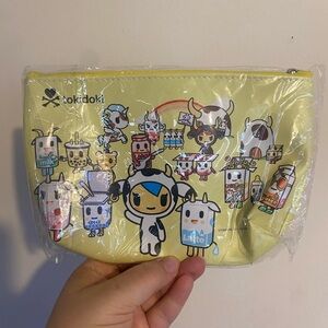 Tokidoki NEW Marigold Yellow Cosmetic Pouch bag 2022 limited edition Unicorno